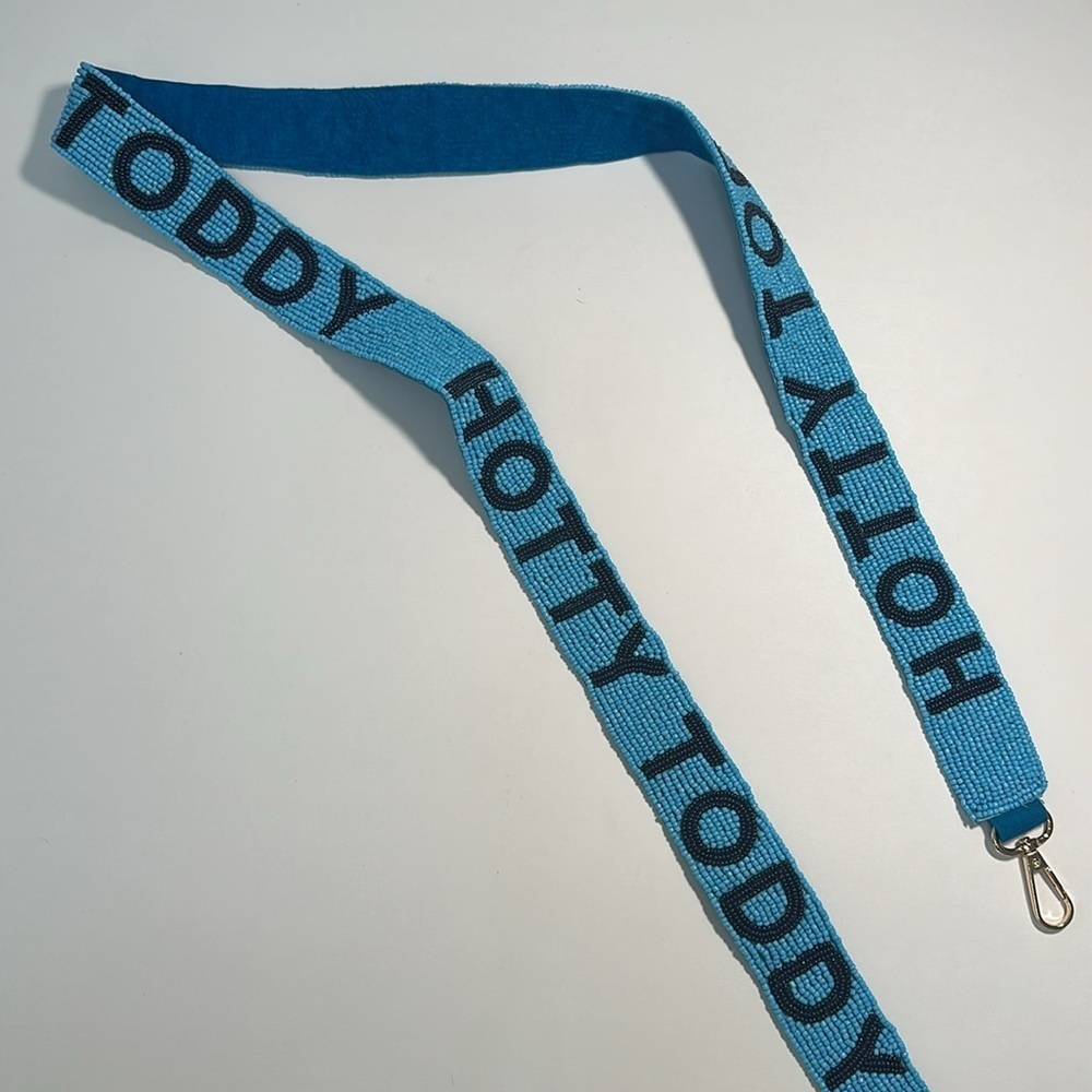 “Hotty Toddy” Ole Miss Beaded Purse Strap - Picture 4 of 6